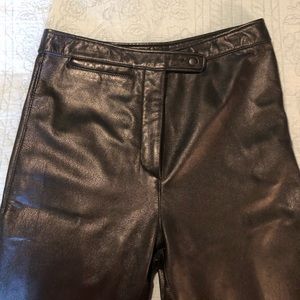 Maxima Wilson’s black leather pants size 12